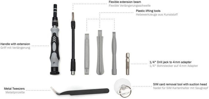 Набор отверток DIGITUS Precision Screwdriver Set 115
