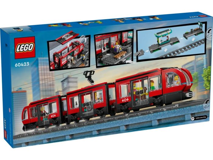 Конструктор LEGO City Трамвай и вокзал в центре города
