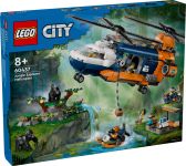 Конструктор LEGO City Вертолот в базовом лагере для иследования джунглей