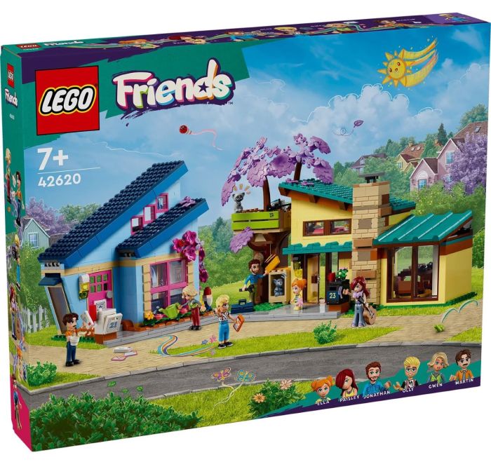 Конструктор LEGO Friends Семейные дома Олли и Пэйсли