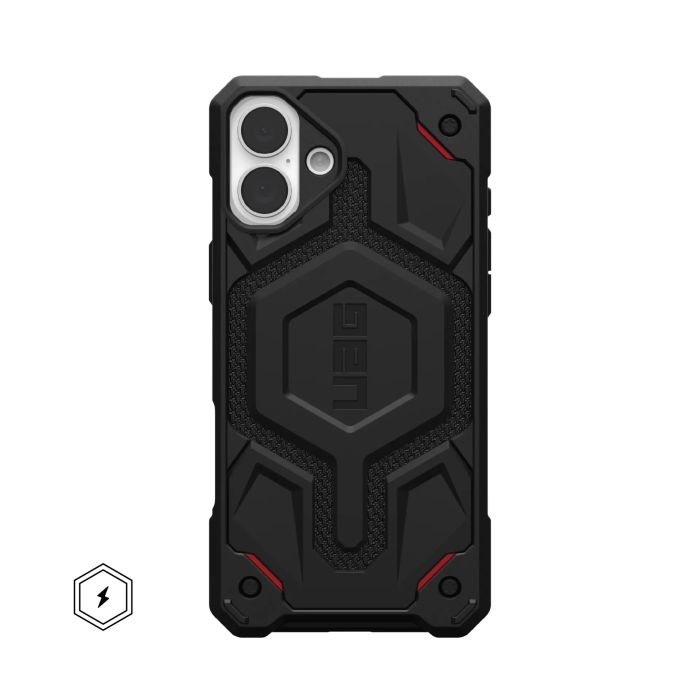 Чехол UAG для iPhone 16 Plus, Monarch Pro Magsafe, Kevlar Black