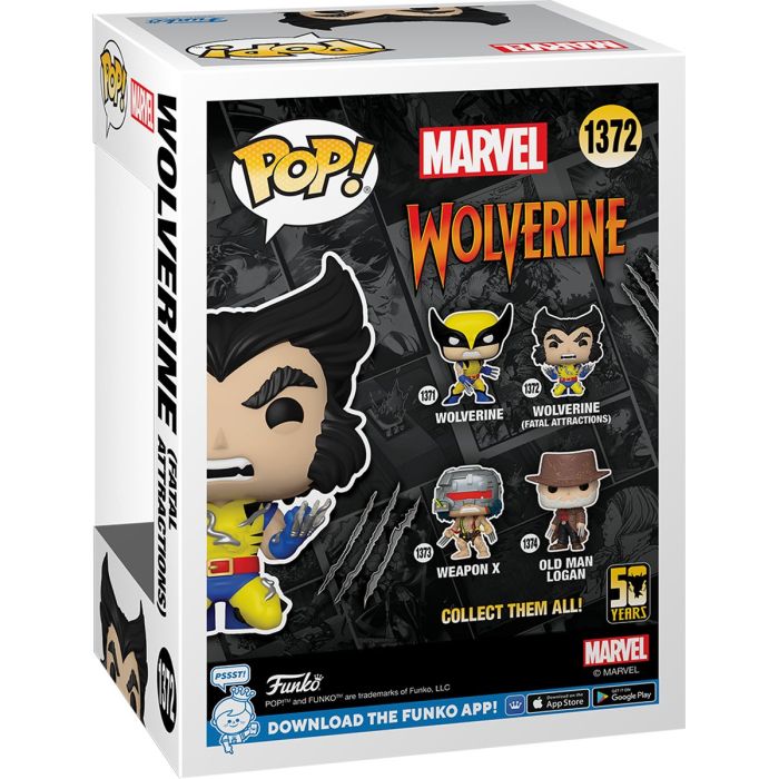 Фигурка Funko POP Marvel: Wolverine 50th - Ultimate Wolverine w/ Adamantium