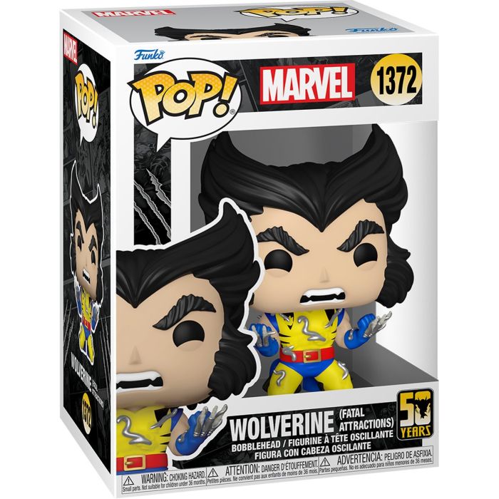 Фигурка Funko POP Marvel: Wolverine 50th - Ultimate Wolverine w/ Adamantium