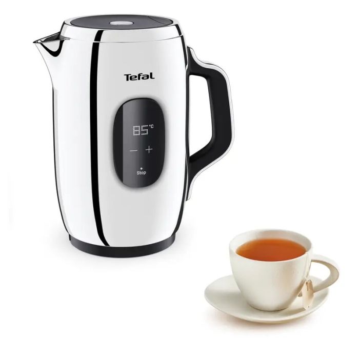 Электрочайник Tefal Majestuo 1.5л, с двойными стенками, 9 темп.реж, сенс. управл., нерж. сталь