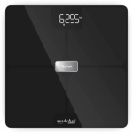 Ваги Tefal підлогові Body Fat Goodvibes Health, 180кг, 1 х Li-ion, кабель USB в комплекті, скло, чорний