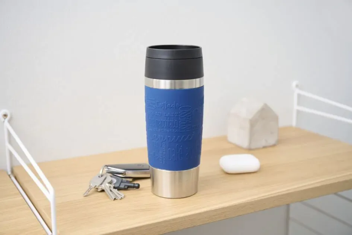 Термочашка Tefal Travel Mug Classic, 360мл, нержавеющая сталь, синий
