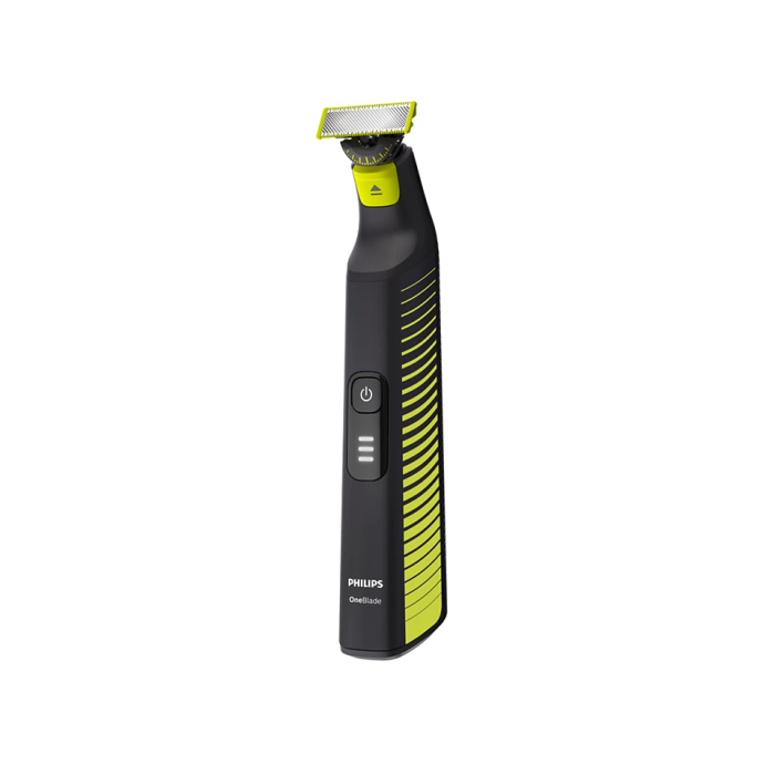Бритва електр. Philips OneBlade Pro, Li-Ion, сух.+влажн., индикатор заряда, сталь, черный