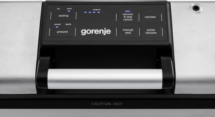 Вакуумный упаковщик GORENJE, электронное управление, 120 Вт., ф-ция запаивания и вакуумиров