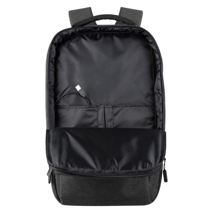 Рюкзак 2E, Melange 17", чорний