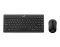 Комплект клавіатура та миша Genius LuxeMate Q-8000, WL, EN/UKR, чорний