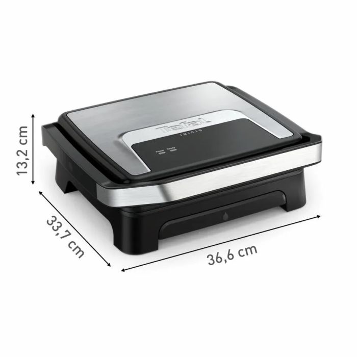 Гриль Tefal прижимной Inicio Classic 2000Вт, темп. режимов-1, металл, черный