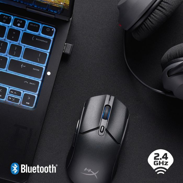 Мышь HyperX Pulsefire Haste 2 Core, RGB, WL/BT, черный