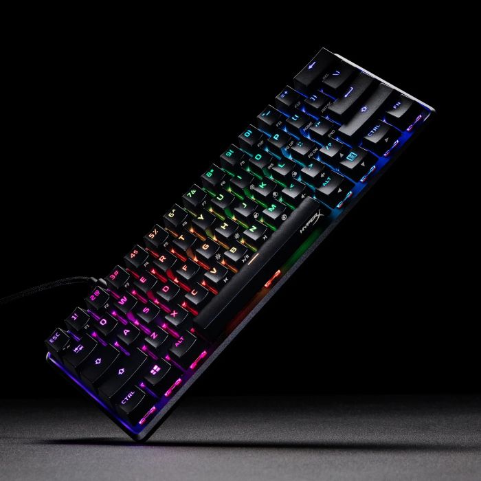 Клавиатура механическая HyperX Alloy Origins 60 61key, Red, USB-A, EN/UA, RGB, черный