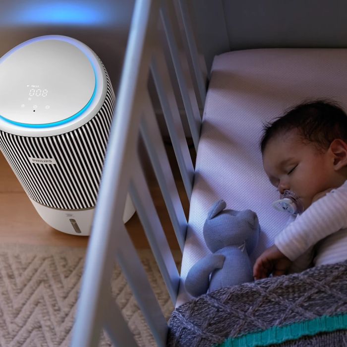 Очиститель - увлажнитель воздуха Philips с увл-нием  Series 3400, 78м2, 300м3/час, 3-х уровн. HEPA фильтр + угольн. Фильтр, Wi-Fi, 5 режимов, белый