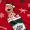 Плед Ardesto Christmas  Flannel 160х200см, 100% полиэстер, веселые олени