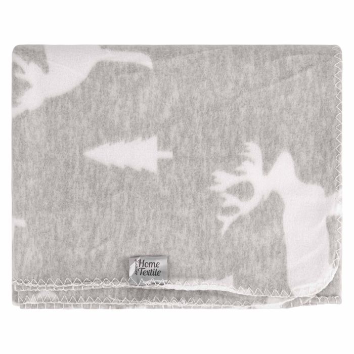 Плед Ardesto Christmas Fleece 130x160см, 100% полиэстер, олени
