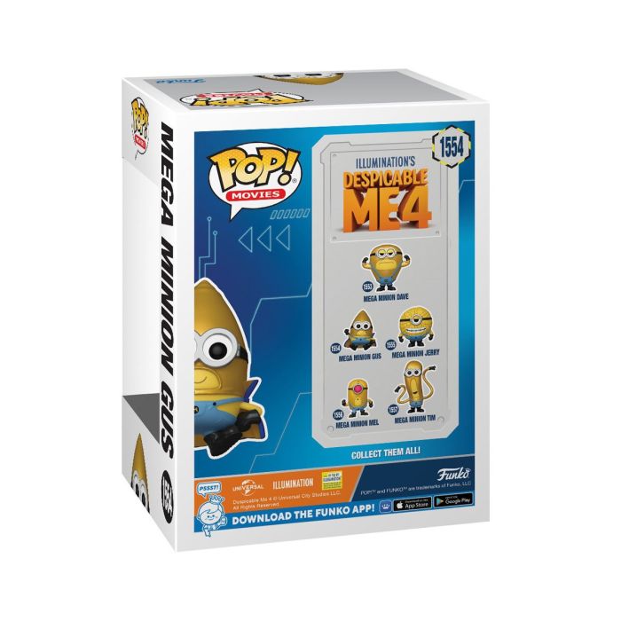 Фигурка Funko POP Movies: Despicable Me 4 - Mega Minion Gus