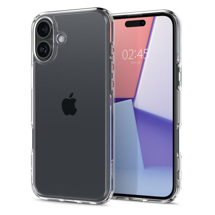 Чохол Spigen для iPhone 16 Plus, Ultra Hybrid, Crystal Clear
