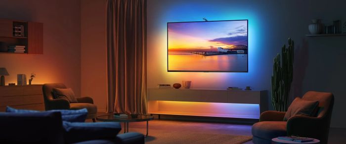 Набор адаптивного подсвечивания Govee H6099 TV Backlight 3 Lite 75-85', RGBIC, WI-FI/Bluetooth, черный