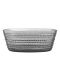 Салатник Ardesto Verbena, 18см, скло, сірий