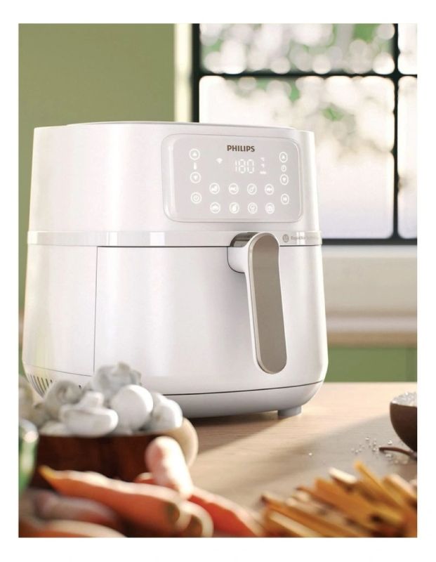 Мультипечь Philips XXL Connected 2000Вт, чаша-7,2 л, сенсорне управл., 16 программ, пластик, бело-серебристый