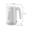Электрочайник Philips Series 3000, Strix, пластик, белый