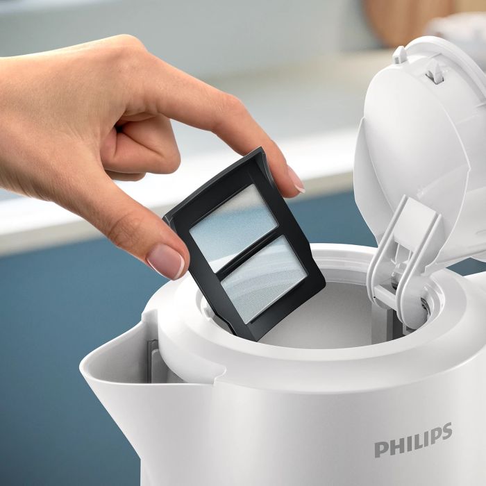 Электрочайник Philips Series 3000, Strix, пластик, белый