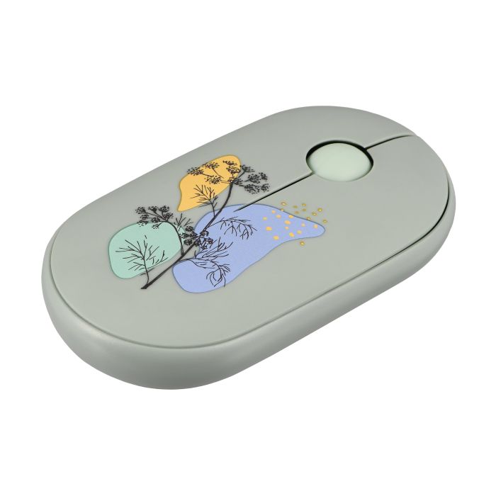 Мышь 2E MF300 FLORA:DILL Silent WL BT, зелёный