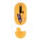 Мышь 2E MF300 PETS:CATS&DOGS  Silent WL BT, жёлтый