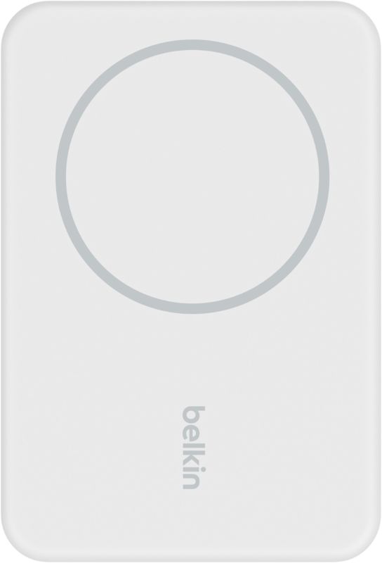 Акумулятор портативний літій-іонний Power Bank Belkin 5000мА·год, 7.5Вт, MagSafe, білий