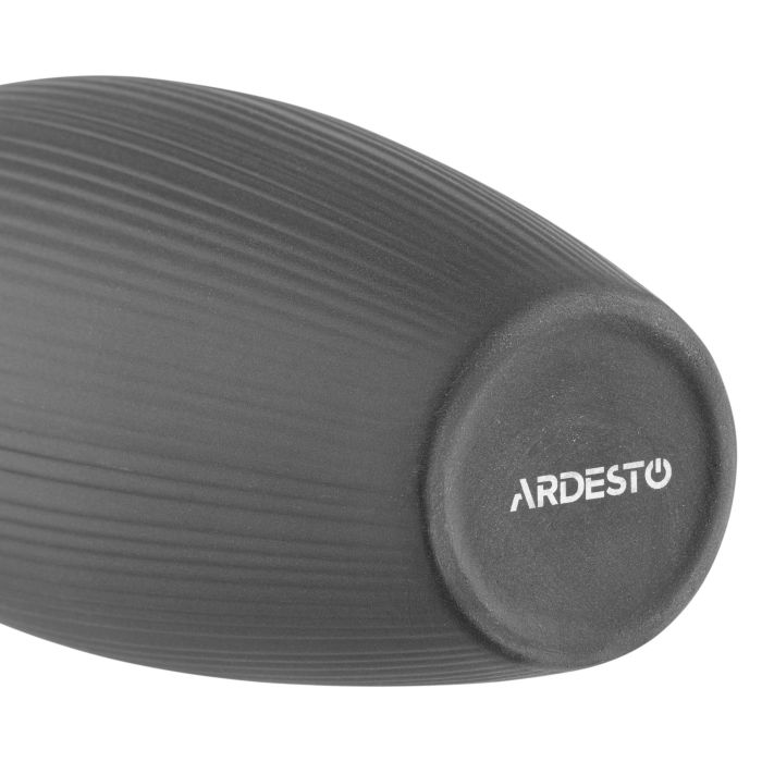 Ваза Ardesto Siena, 7х23см, фарфор, серый