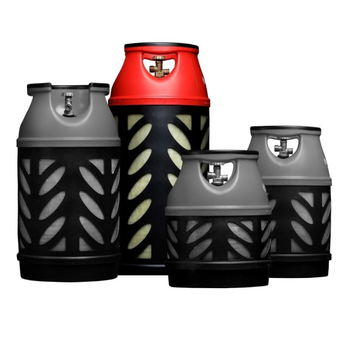 Баллон газовый композитный Gutgas Ragasco CR-33.5, 33.5л, пропан/бутан 14кг/16.5кг, 30бар, вентиль KLF, 7.8кг