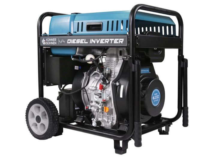 Генератор дизельний інверторний Konner&Sohnen KS 6100iDE ATSR, 230В, 5.5кВт, АВР(ATS), електростартер, 98кг