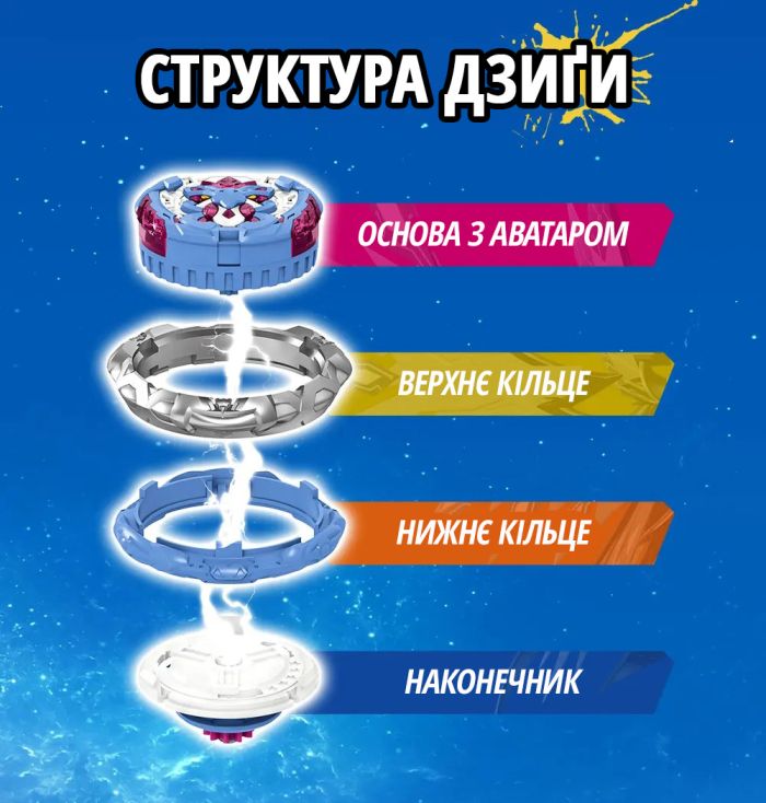 Волчок Infinity Nado VI Power Pack Золотой Воин Феникс (Gold Warrior Phoenix)