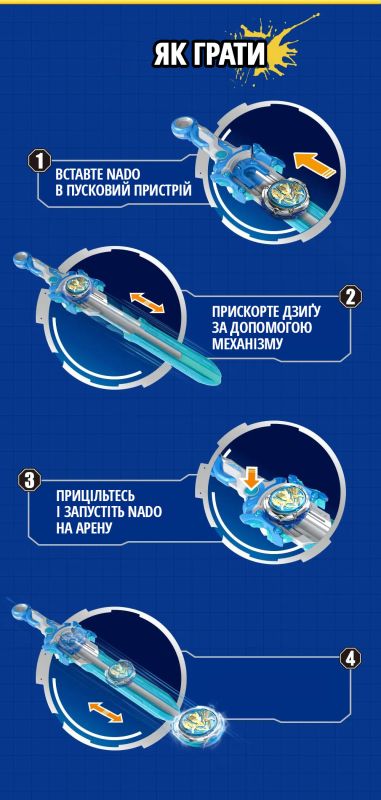 Волчок Infinity Nado VI Power Pack Крылья Бури (Gale Wings)