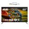 Телевізор 65" 2E QLED 4K 60Hz Smart Google TV Black
