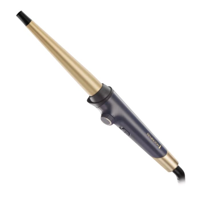 Плойка Remington Sapphire Luxe конусная , D -13-25 mm, 130-200С, чехол, керамика, сапфировый
