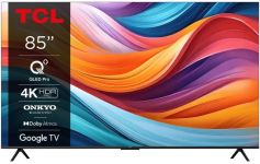 Телевизор 85" TCL QLED 4K 60Hz Smart Google TV Titan ONKYO sound