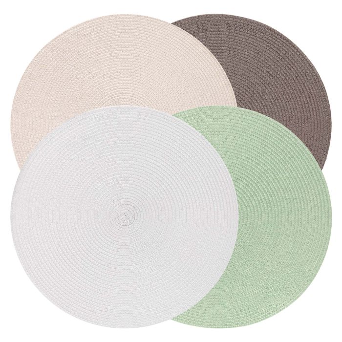 Коврик сервировочный Ardesto, 38см, полипропилен, круглая, серый