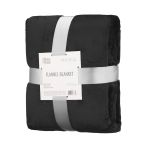 Плед Ardesto Flannel 160х200см, 100% поліестер, чорний