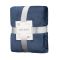 Плед Ardesto Flannel 200х220см, 100% полиэстер, синий темный