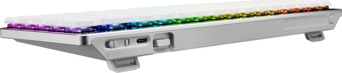 Клавиатура механическая ASUS ROG Falchion RX Low Profile, 68key, Red Switch, USB-A/WL/BT, EN/UK, RGB, белый