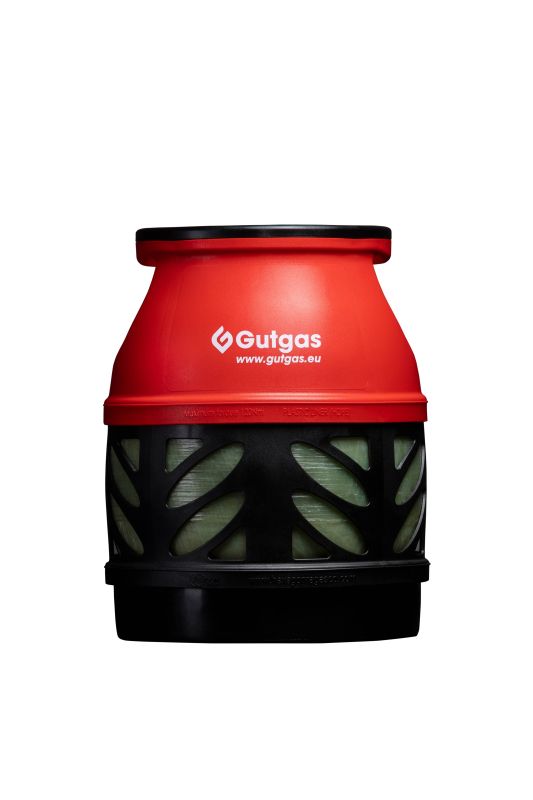 Баллон газовый композитный Gutgas Ragasco CR-12.5, 12.5л, пропан/бутан 5кг/6кг, 30бар, вентиль KLF, 3.7кг
