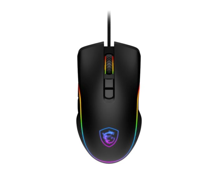 Мышь MSI FORGE GM300, RGB, USB-A, чёрный