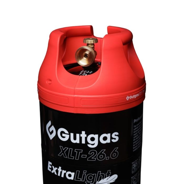 Баллон газовый стальной Gutgas Ragasco ExtraLight XLT-26.6, 26.6л, 30бар, вентиль KLF, 7.3кг