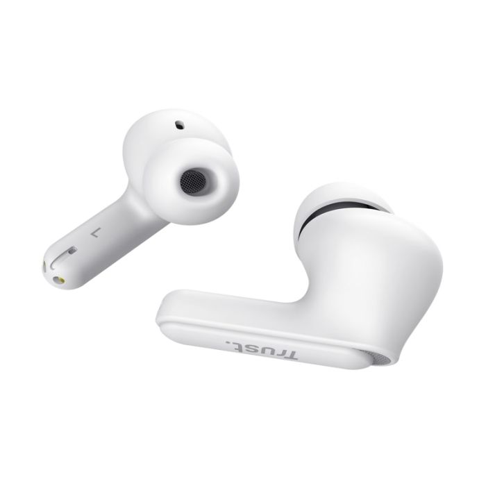 Наушники TWS Trust Yavi Earbuds BT 5.3, ENC, SBC, Mic, Белый
