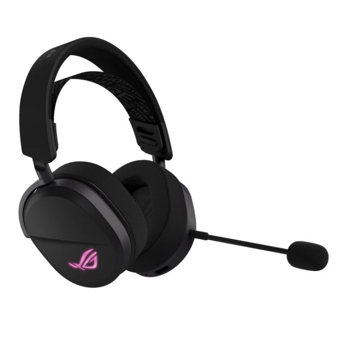 Гарнитура игровая ASUS ROG Pelta, USB-A/BT/WL, RGB, 1.8м, чёрный