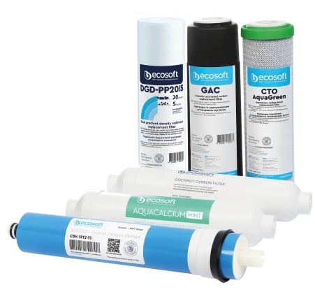 Комплект картриджей Ecosoft P`URE AquaCalcium (12 месяцев)