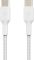 Кабель USB-C > USB-C зарядки/синхронизации Belkin 2м, 60Вт, Type-C, витой, белый