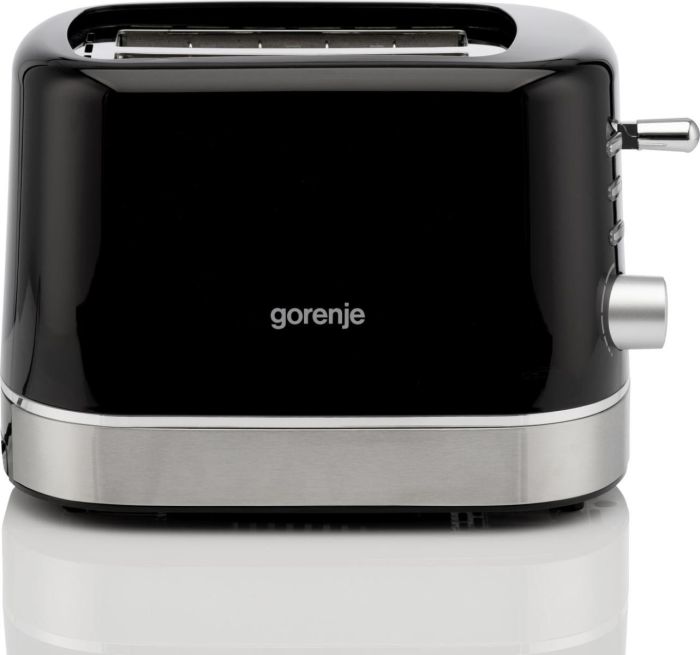 Gorenje toaster 850Вт, подогрев, разморозка, пластик, черный